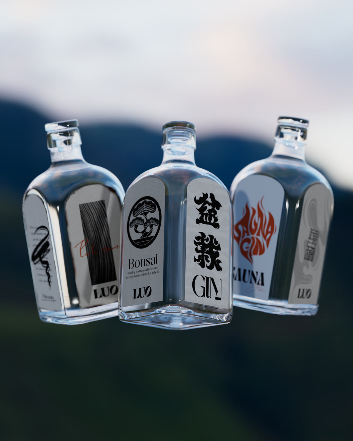 パロサントジン ×盆栽ジン×サウナジン 3本セット – Luo